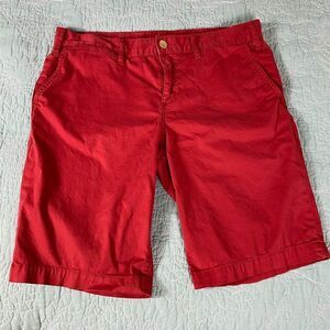 Tory Burch Red Shorts